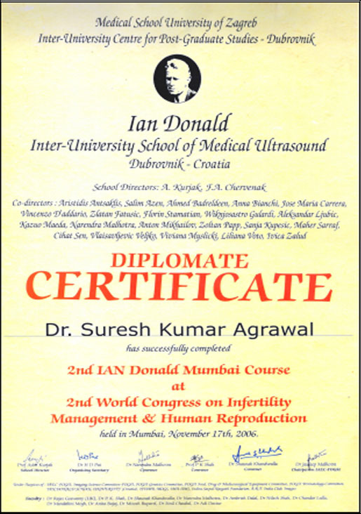 ashoka ivf award Diplomate of USG (Zagrab)