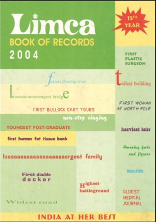 ashoka ivf award Limca Book of Record 2004