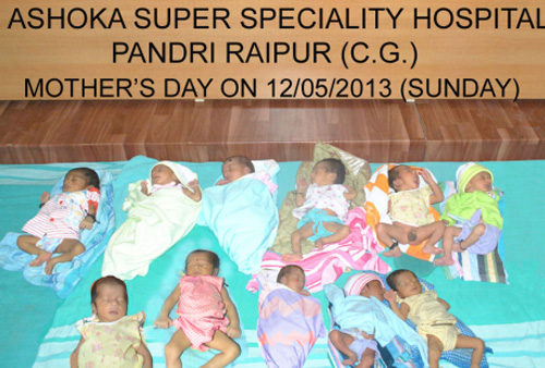 ashoka hospital 11 IMSI Babies on Mother’s Day